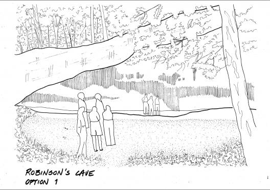 SCA's vision for Robinson's Cave located in New Straitsville, Ohio