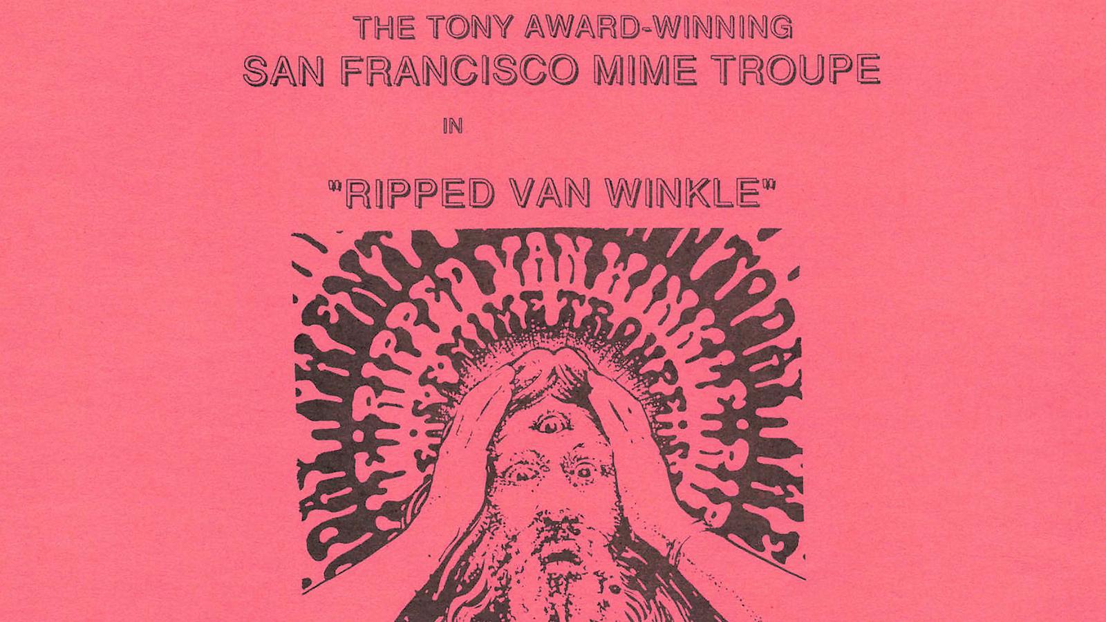 Flyer for San Francisco Mime Troupe performance