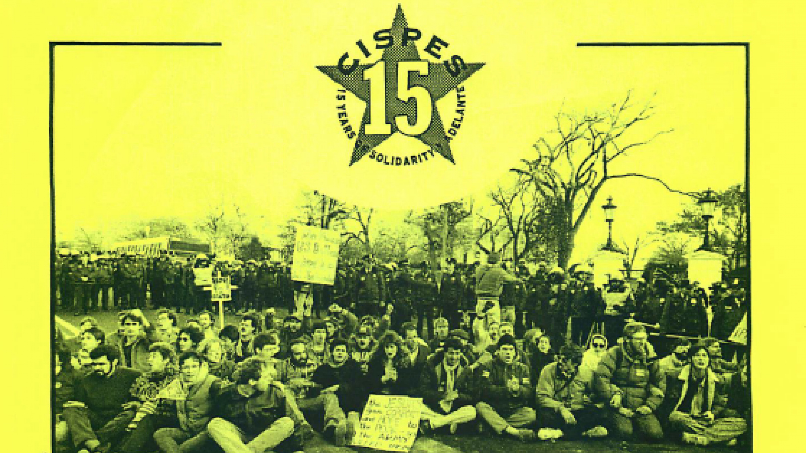 CISPES "15 Years of Solidarity" Flyer